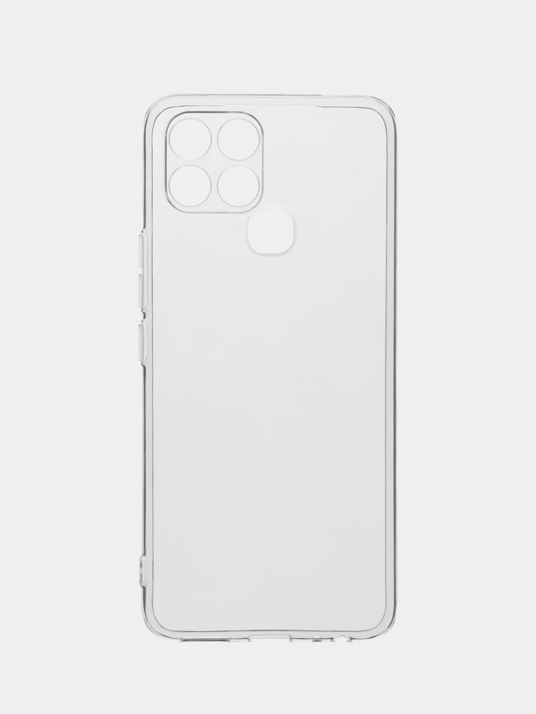 Прозрачный чехол для Infinix Smart 6, прозрачный, силиконовый
