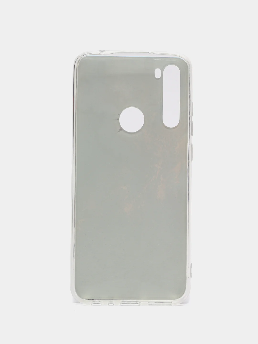 Бронзовый силиконовый чехол на Xiaomi Redmi Note 8T / Сяоми Редми Нот 8T прозрачный, с рисунком