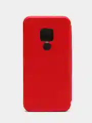 Красный чехол-книжка для Huawei Mate 20, экокожа