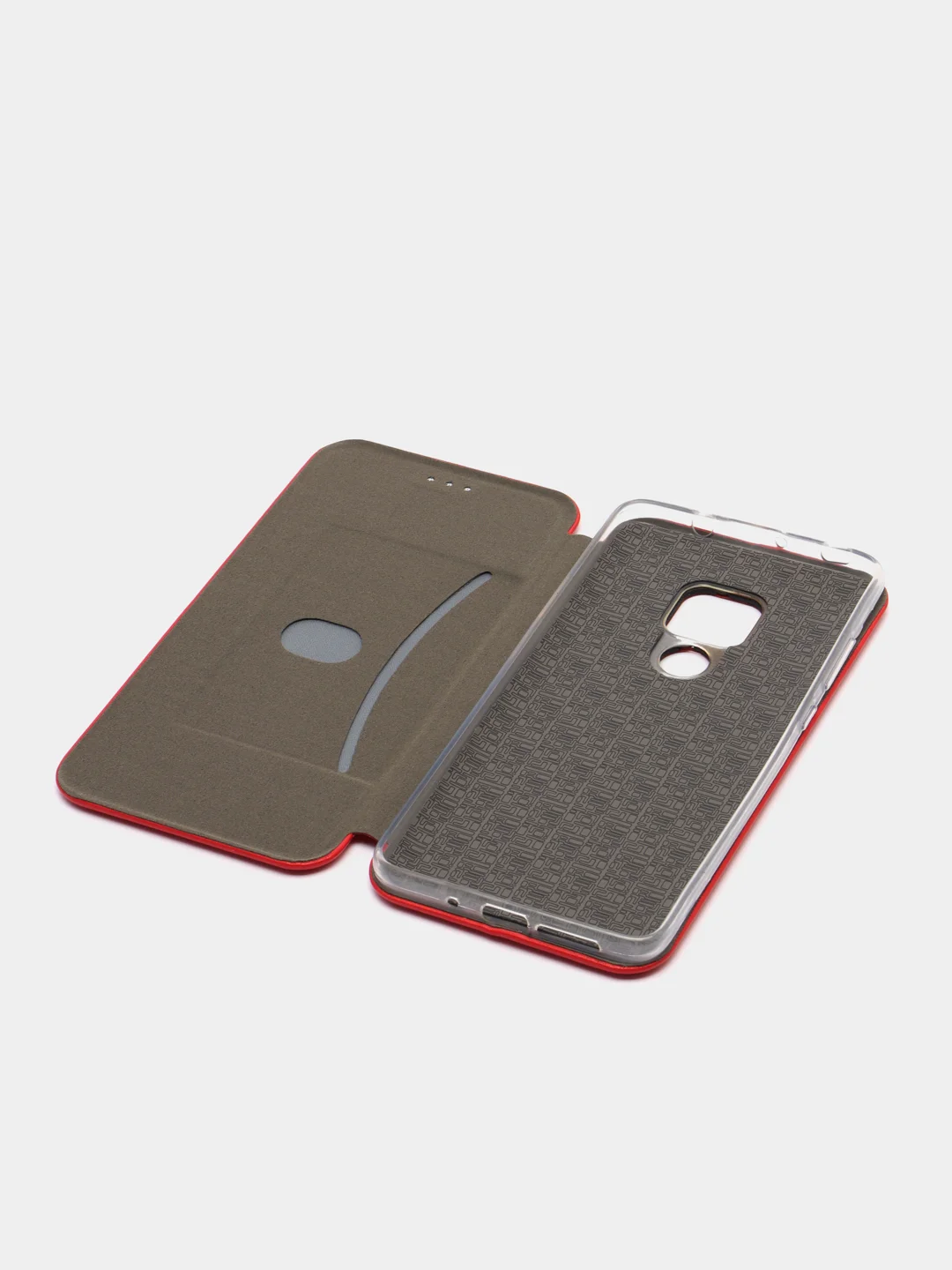 Красный чехол-книжка для Huawei Mate 20, экокожа