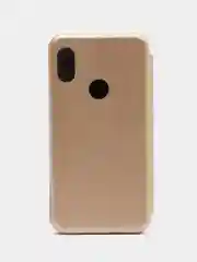 Золотой чехол-книжка для Xiaomi Redmi Note 6 pro /6pro/ Сяоми Редми Ноте 6 про/ Нот 6 про, экокожа