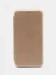 Золотой чехол-книжка для Xiaomi Redmi Note 6 pro /6pro/ Сяоми Редми Ноте 6 про/ Нот 6 про, экокожа
