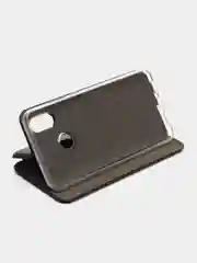 Темно-синий чехол-книжка Xiaomi Mi 8, Сяоми ми 8, экокожа