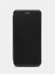 Черный чехол-книжка Xiaomi Mi 8, Сяоми ми 8, экокожа