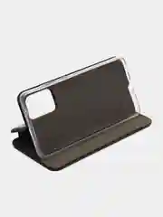 Черный чехол-книжка для Samsung Galaxy A 72, A72, экокожа (Самсунг А 72, А72)