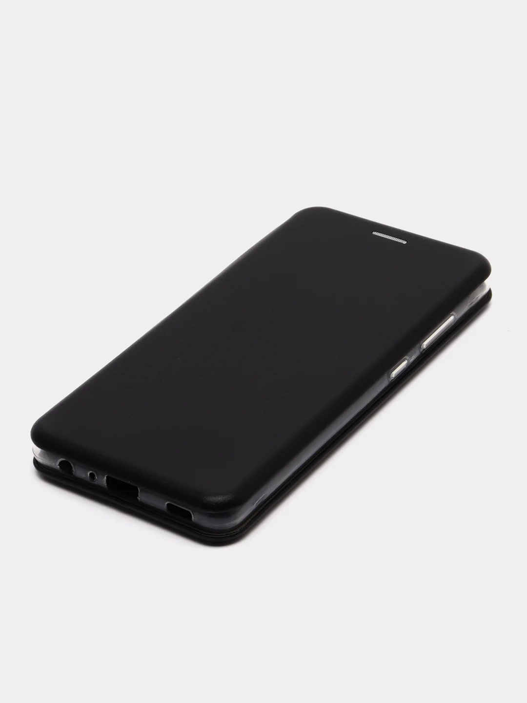Черный чехол-книжка для Samsung Galaxy A 72, A72, экокожа (Самсунг А 72, А72)