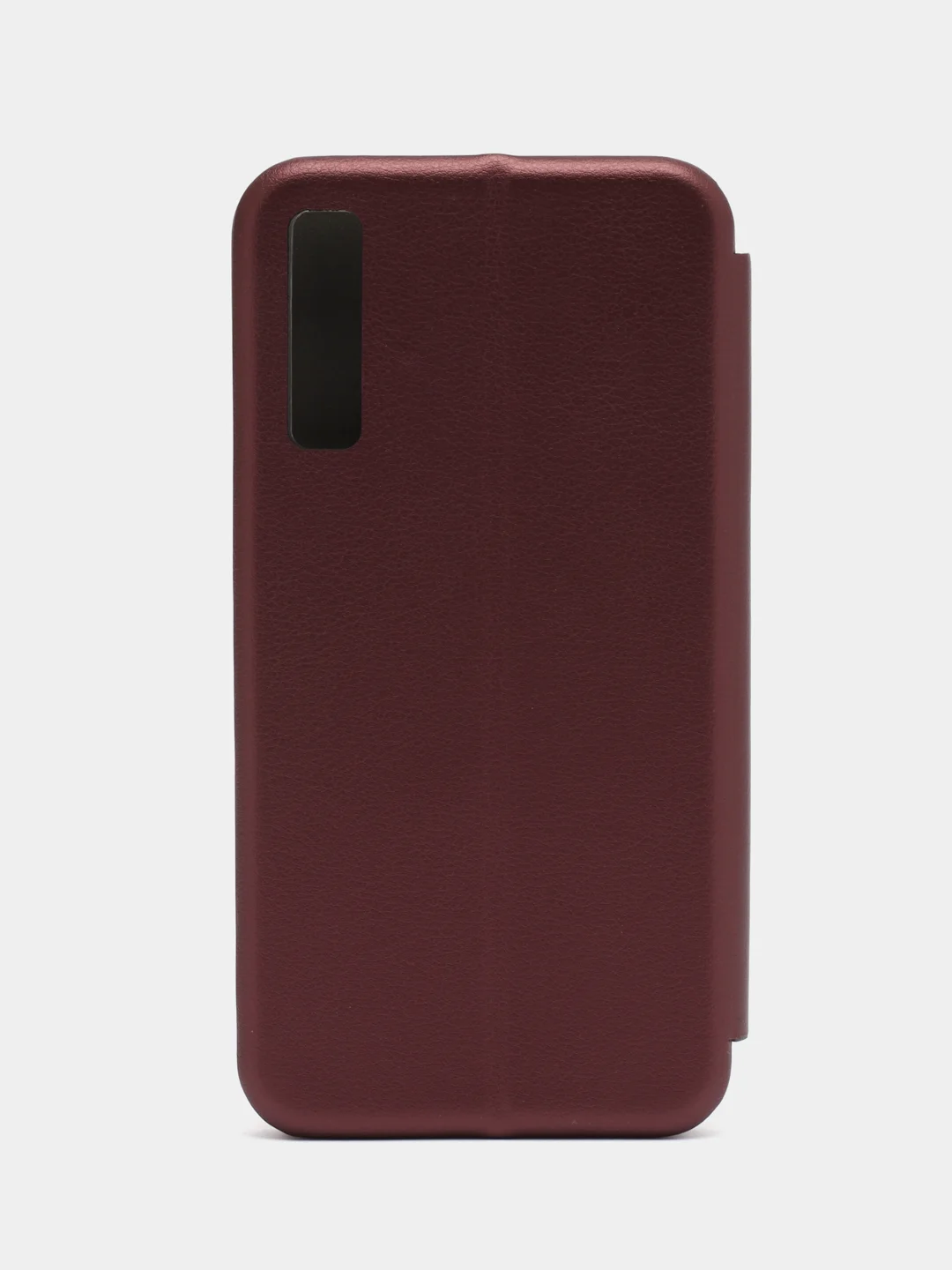 Бордовый чехол-книжка для Samsung Galaxy A 7 (2018), A7(2018), экокожа (Самсунг А7(2018), А7 2018