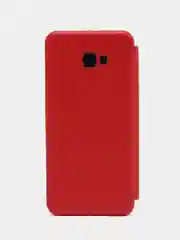 Красный чехол-книжка для Samsung Galaxy J 4 +, Samsung Galaxy J 4 Plus, Самсунг J 4+, экокожа