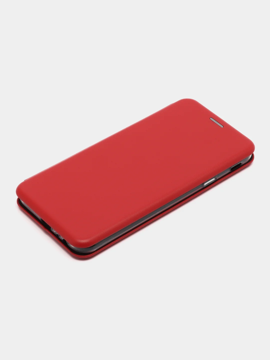 Красный чехол-книжка для Samsung Galaxy J 4 +, Samsung Galaxy J 4 Plus, Самсунг J 4+, экокожа