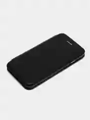 Черный чехол-книжка для iPhone 7, iPhone 8, экокожа