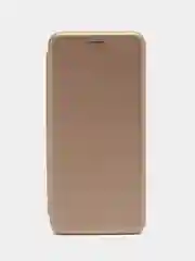 Золотой чехол-книжка Xiaomi Poco M4 Pro 5G (Сяоми поко м4 Про 5g), экокожа