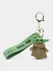 Алый брелок Йода на ключи или рюкзак 5 см