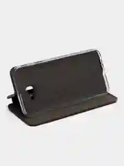 Бордовый чехол-книжка для Samsung Galaxy J 4 +, Samsung Galaxy J 4 Plus, Самсунг J 4+, экокожа