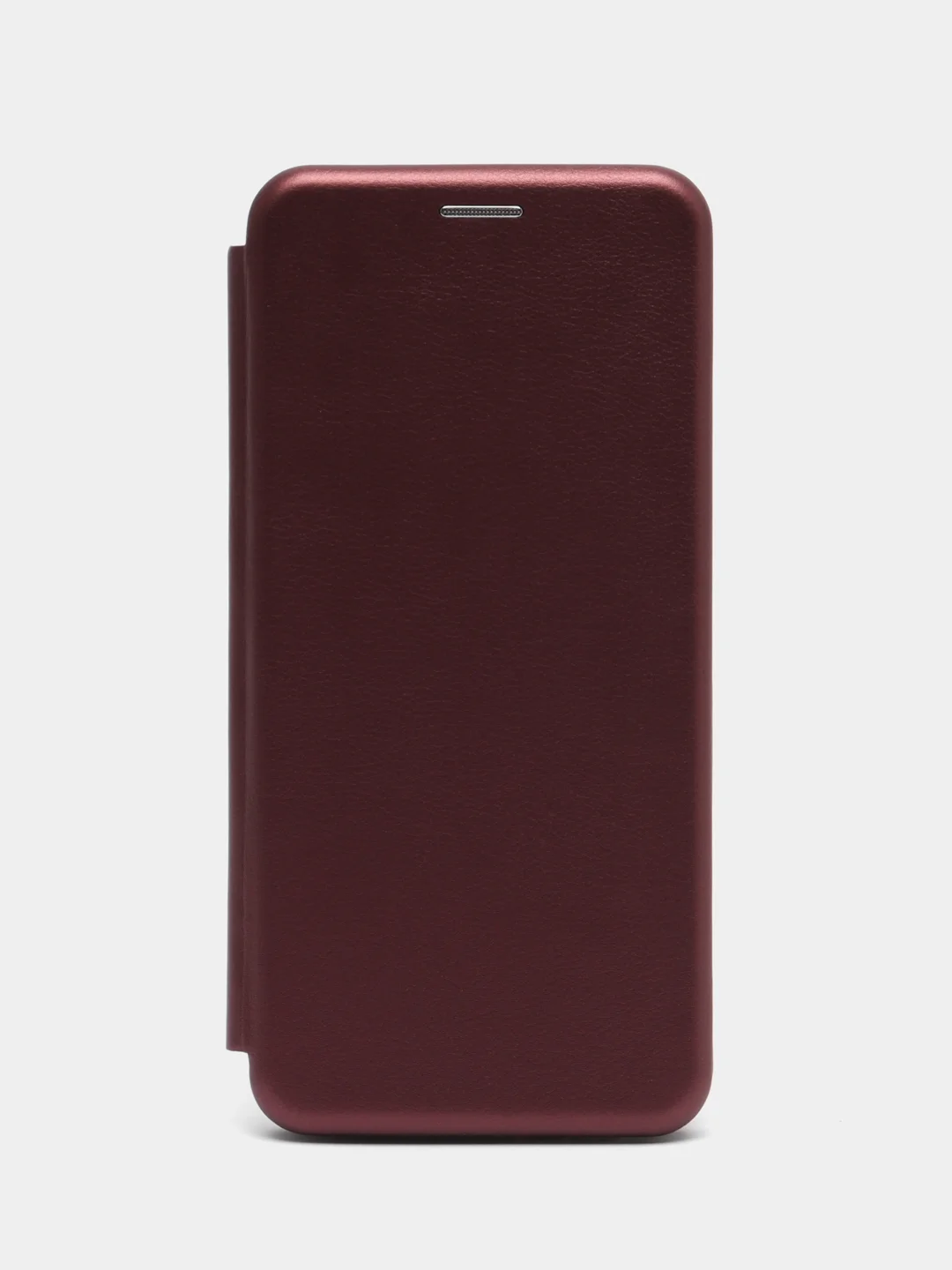 Бордовый чехол-книжка для Samsung Galaxy J 4 +, Samsung Galaxy J 4 Plus, Самсунг J 4+, экокожа