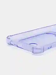 Лавандовый чехол противоударный Realme C11 2021, C20, прозрачный с карманом для карты