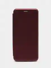 Бордовый чехол-книжка для Xiaomi Redmi 10 C / Сяоми редми  10 с, экокожа