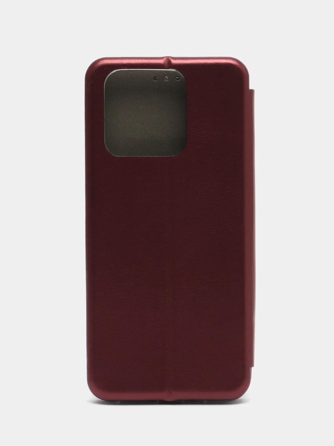 Бордовый чехол-книжка для Xiaomi Redmi 10 C / Сяоми редми  10 с, экокожа