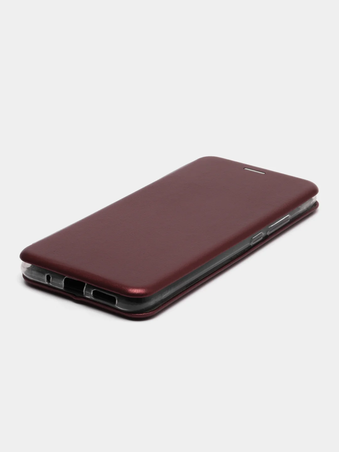 Бордовый чехол-книжка для Xiaomi Redmi 10 C / Сяоми редми  10 с, экокожа