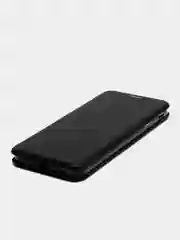 Черный чехол-книжка для Samsung Galaxy J 4 +, Samsung Galaxy J 4 Plus, Самсунг J 4+, экокожа