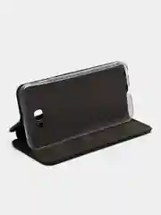 Черный чехол-книжка для Samsung Galaxy J 4 +, Samsung Galaxy J 4 Plus, Самсунг J 4+, экокожа