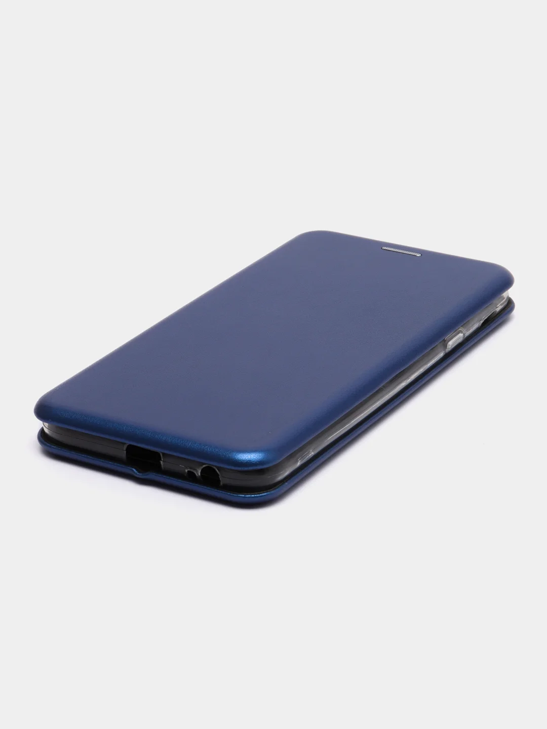 Синий чехол-книжка для Samsung Galaxy J 4, Самсунг J 4, экокожа