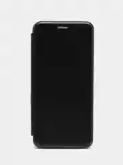 Черный чехол-книжка для Samsung Galaxy A 03, экокожа (Самсунг А 03)