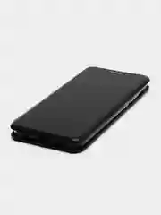 Черный чехол-книжка для Samsung Galaxy A 03, экокожа (Самсунг А 03)