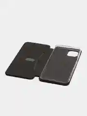 Черный чехол-книжка для Samsung Galaxy A 03, экокожа (Самсунг А 03)