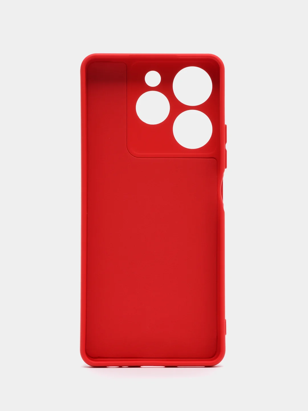 Красный чехол силиконовый для Tecno Spark 10 Pro, Спарк 10 Про, Silicone Cover