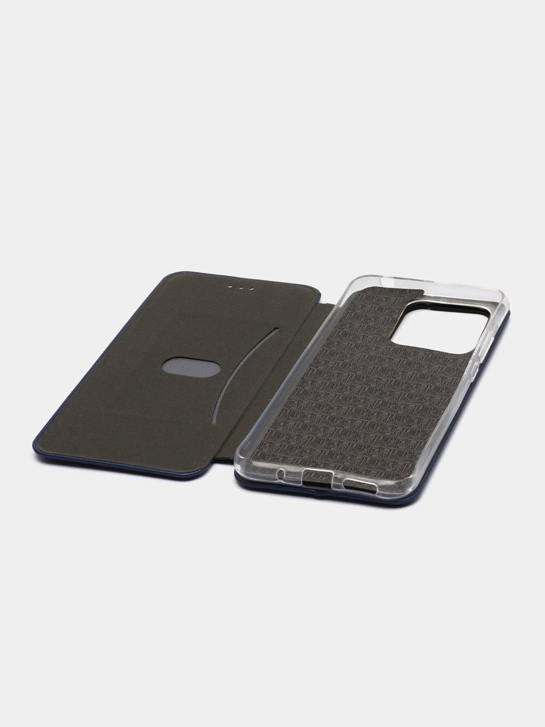 Синий чехол-книжка для Xiaomi Redmi 10 C / Сяоми редми  10 с, экокожа