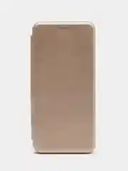 Золотой чехол-книжка для Huawei Honor 9 A (Хонор 9 А), из экокожи
