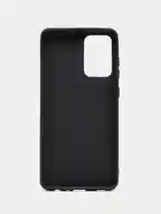 Угольный чехол Samsung Galaxy A72, Самсунг Галакси А72 черный силиконовый