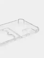Лавандовый чехол противоударный Realme C11 2021, C20, прозрачный с карманом для карты