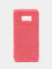 Розовый чехол накладка для Samsung Galaxy S8 Plus, пушистый