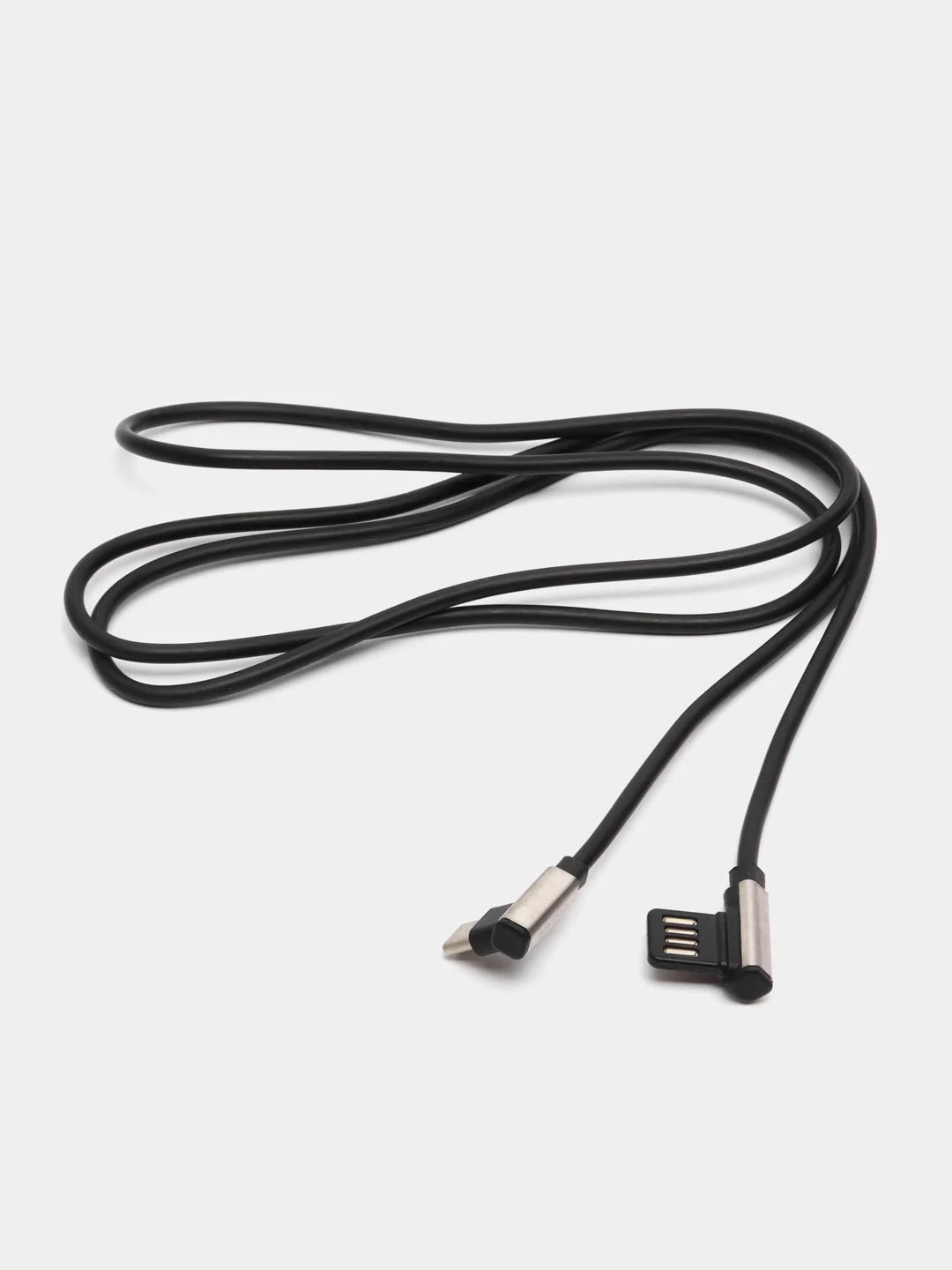 Белый кабель Borofone BU5 Ice steel charging data cable for Type-C