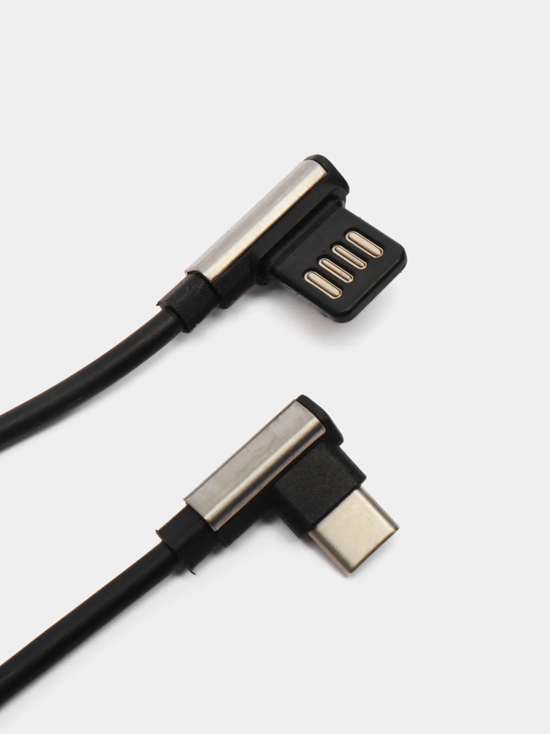 Белый кабель Borofone BU5 Ice steel charging data cable for Type-C