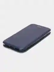 Синий чехол-книжка для iPhone 7, iPhone 8, экокожа