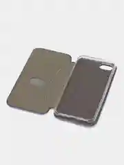 Синий чехол-книжка для iPhone 7, iPhone 8, экокожа
