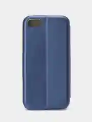 Синий чехол-книжка для iPhone 7, iPhone 8, экокожа