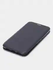 Темно-синий чехол-книжка для Xiaomi Redmi 7 / Redmi Y 3 / Redmi Y3 / Сяоми Редми 7 / У 3 / У3, экокожа