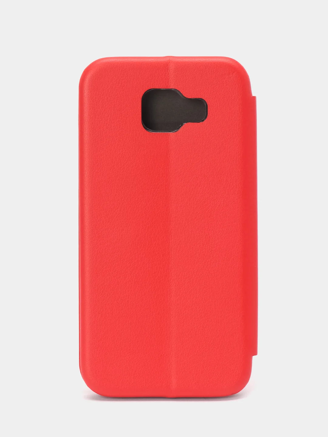 Красный чехол-книжка для Samsung Galaxy A 5 2016, A5 (2016), Самсунг А 5 2016, экокожа