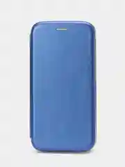 Синий чехол-книжка для Samsung Galaxy J 7 (2017), Samsung J7 (2017), Самсунг J 7, экокожа