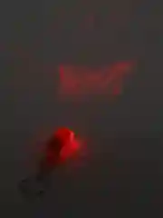 Оранжевый брелок-фонарик "Самолёт"