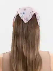 Желтый косынка для волос