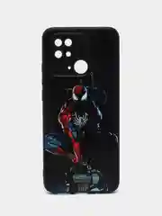 Темно-синий чехол с рисунком на Xiaomi Redmi 10C ( Сяоми Редми 10Ц)