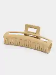 Бежевый краб для волос