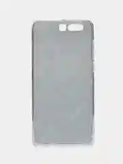 Бирюзовый силиконовый чехол на Huawei Honor 9 / Хонор 9 прозрачный, с рисунком, защита камеры