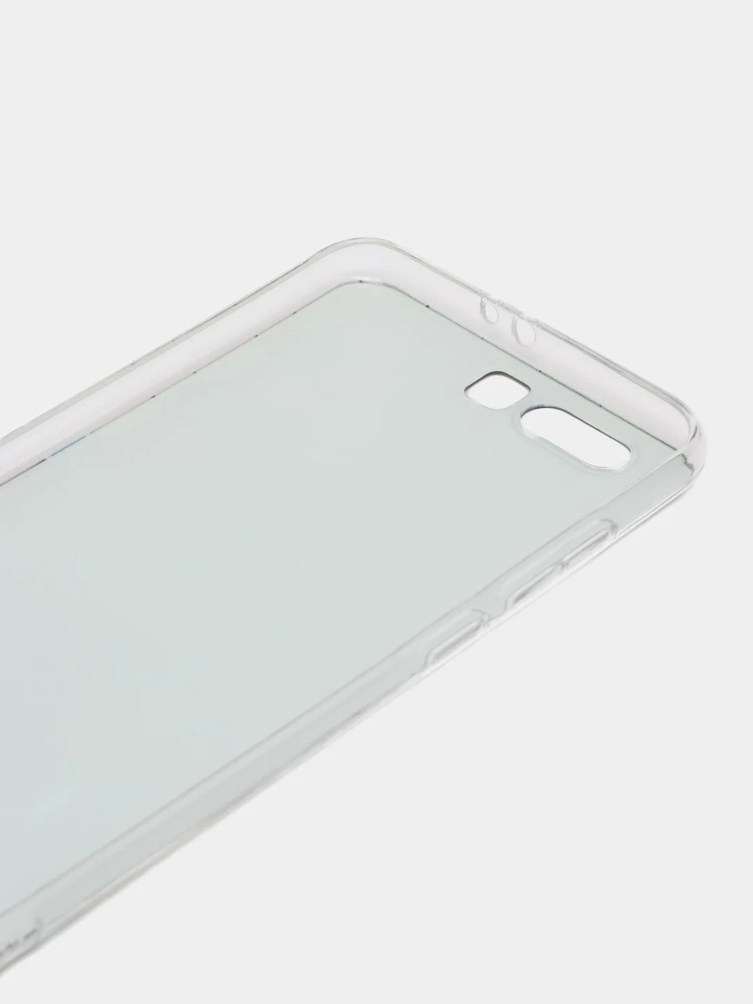Бирюзовый силиконовый чехол на Huawei Honor 9 / Хонор 9 прозрачный, с рисунком, защита камеры