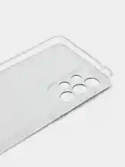 Тёмно-коричневый чехол на Samsung Galaxy A33 5G / Галакси А33 5G прозрачный, с рисунком, защита камеры