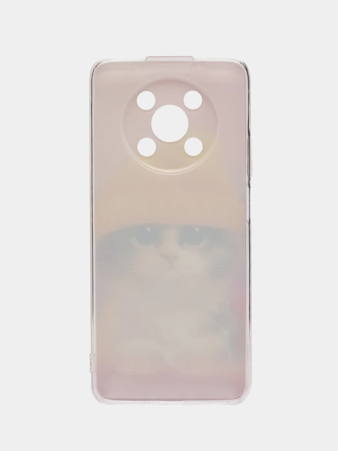 Желтый силиконовый чехол на Huawei Nova Y90 / Хуавей Нова Y90 с рисунком, защита камеры